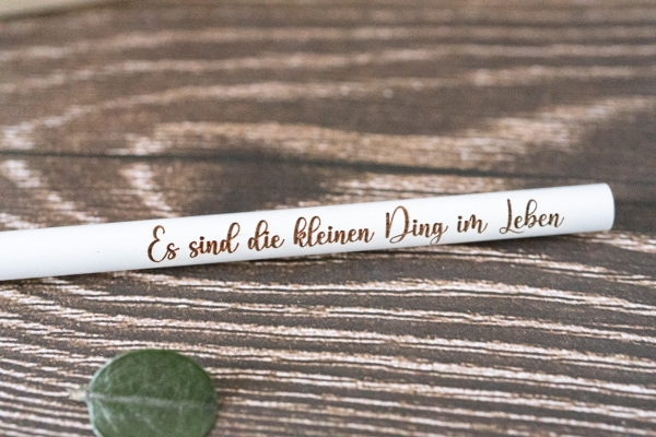 Bleistift Spruch